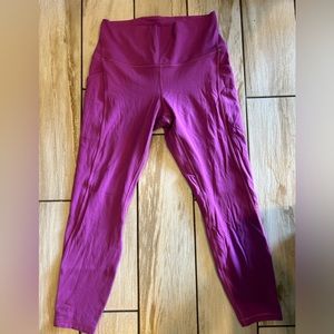 Lululemon high rise align leggings with pockets size 10